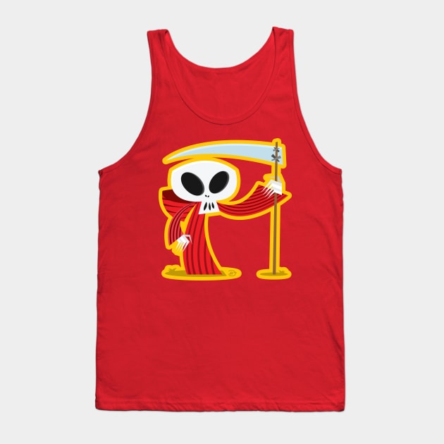 Red Death Tank Top by dhartist